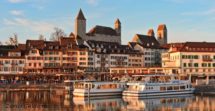 The castle above the old town of Rapperswil