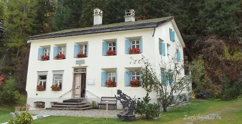 The house in Sils Maria where Nietzsche stayed